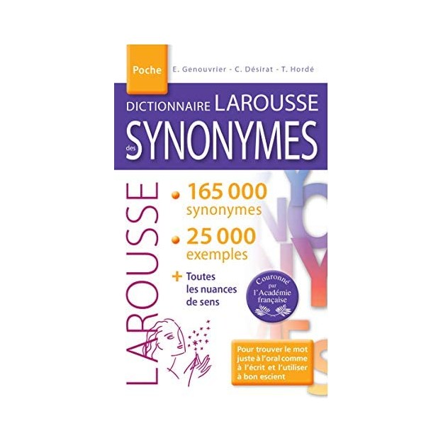 LAROUSSE DICTIONNAIRE POCHE SYNONYMES 2020 POCHE