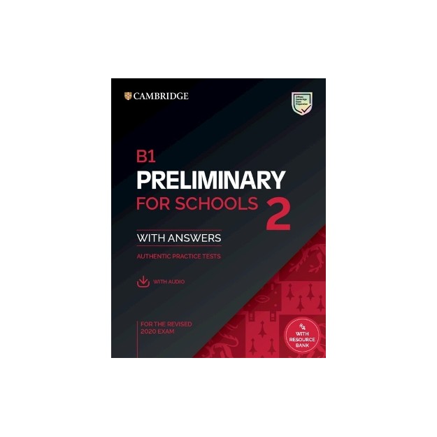 CAMBRIDGE ENGLISH PRELIMINARY FOR SCHOOLS 2 SELF STUDY PACK (+ DOWNLOADABLE AUDIO)
