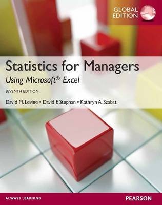 STATISTICS FOR MANAGER 7TH ED