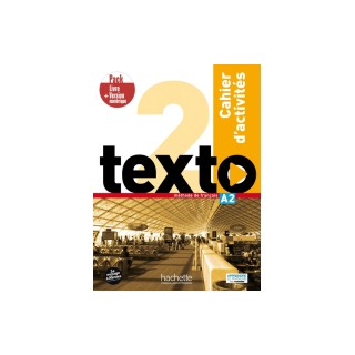 TEXTO 2 A2 PACK CAHIER + VERSION NUMERIQUE