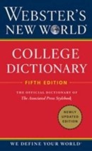WEBSTERS NEW WORLD COLLEGE DICTIONARY PB