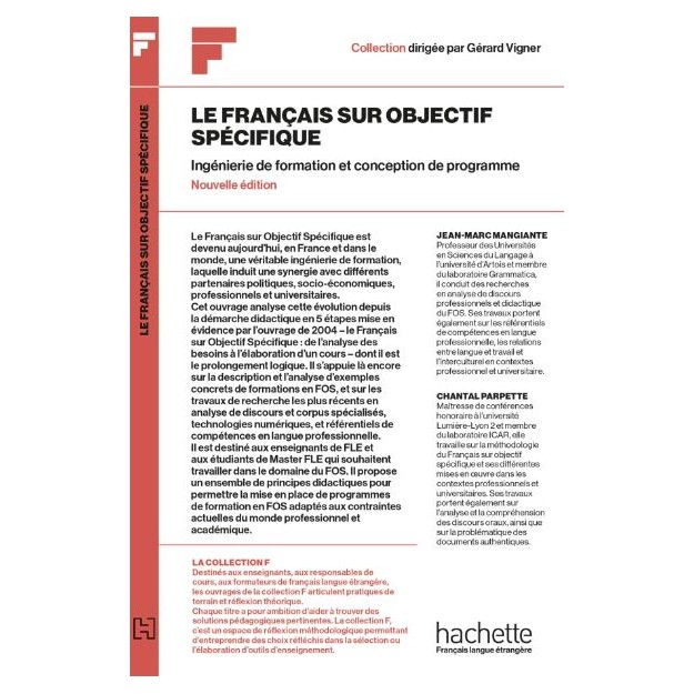 COLLECTION F : LE FRANCAIS SUR OBJECTIF SPECIFIQUE
