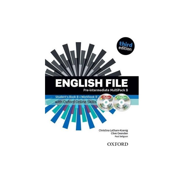 ENGLISH FILE 3RD ED PRE-INTERMEDIATE MULTI PACK B (+ ITUTOR + ICHECKER + ONLINE SKILLS) 3RD ED