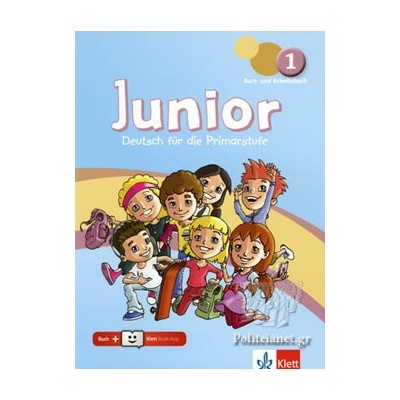 JUNIOR 1 KURSBUCH   ARBEITSBUCH (+AUDIOS ONLINE + KLETT BOOK-APP)