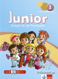 JUNIOR 1 KURSBUCH   ARBEITSBUCH (+AUDIOS ONLINE + KLETT BOOK-APP)
