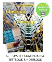 NEW CLOSE-UP B2 SPECIAL PACK FOR GREECE (SB + SPARK + COMPANION TESTBOOK NOTEBOOK)