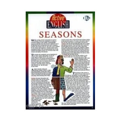 ACTIVE ENGLISH SUBJECT 6 - SEASONS