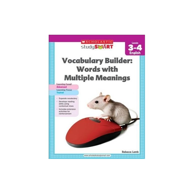 STUDY SMART : VOCABULARY BUILDER: WORDS WITH MULTIPLE MEANINGS (LEVEL 3-4) PB