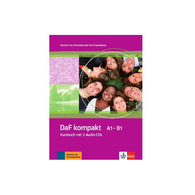DAF KOMPAKT A1 - B1 KURSBUCH (+ AUDIO CDS (3))