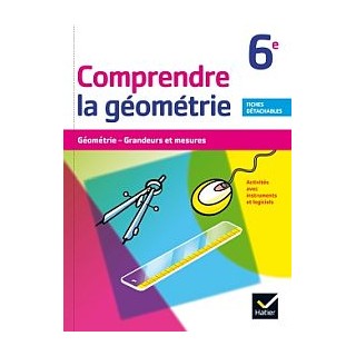 COMPRENDRE LA GEOMETRIE 6EME GEOMETRIE, GRANDEURS ET MESURES. ACTIVITES AVEC INSTRUMENTS ET LOGICIEL. FICHES DETACHABLES.