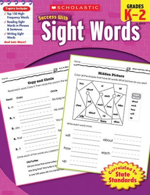 SUCCESS WITH SIGHT WORDS (GRADES K-2)