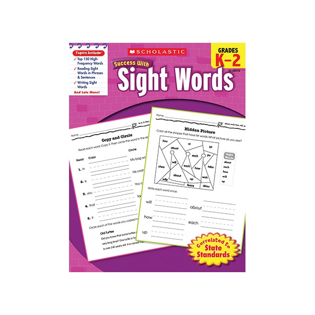 SUCCESS WITH SIGHT WORDS (GRADES K-2)