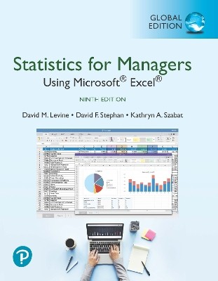 STATISTICS FOR MANAGERS USING MICROSOFT EXCEL 9TH ED