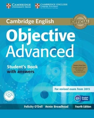 OBJECTIVE ADVANCED SB PACK W/A (+ CD-ROM + CLASS AUDIO CDS (3)) 4TH ED