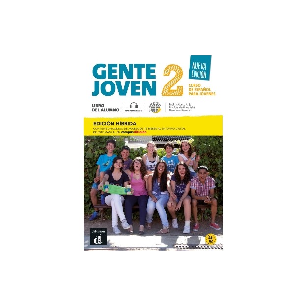 GENTE JOVEN 2 ALUMNO EDICION HIBRIDA N/E