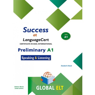 SUCCEES IN LANGUAGECERT PRELIMINARY SPEAKING   LISTENING A1 SB