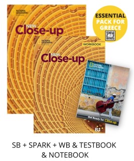 NEW CLOSE-UP B1 ESSENTIAL PACK FOR GREECE (SB + SPARK + WB   TESTBOOK   NOTEBOOK)