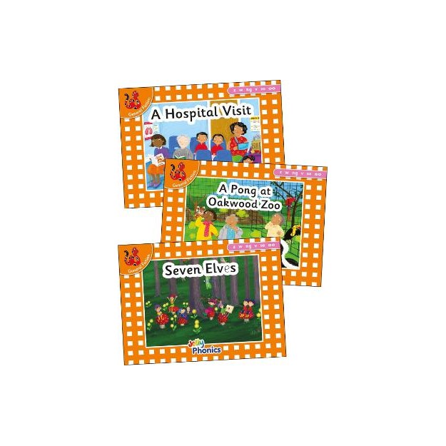 JOLLY PHONICS ORANGE LEVEL READERS SET 5