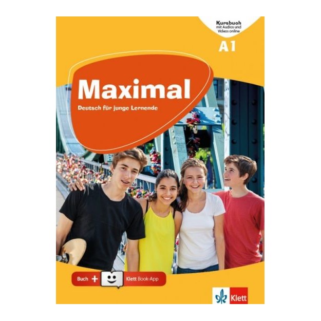 MAXIMAL A1 KURSBUCH (+MIT AUDIOS UND VIDEOS ONLINE + KLETT BOOK-APP)