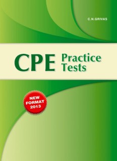 CPE PRACTICE TESTS SB FORMAT 2013 N/E