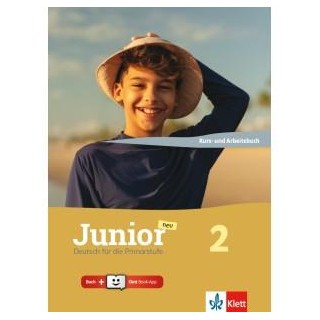 JUNIOR NEU 2 KURSBUCH   ARBEITSBUCH (+ KLETT BOOK-APP)