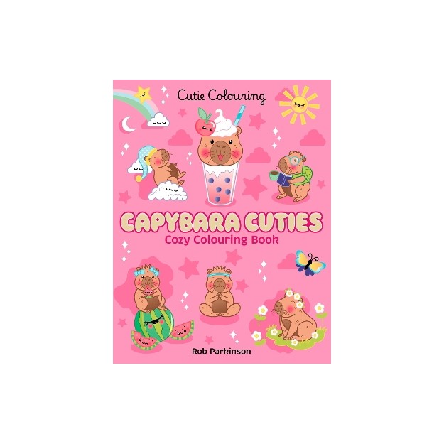 CAPYBARA CUTIES: COLOURING BOOK