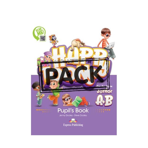 HAPPY TOONS ONE YEAR COURSE (JUNIOR A+B) PUPILS BOOK (+ DIGIBOOKS APP)