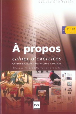 A PROPOS B1 + B2 CAHIER