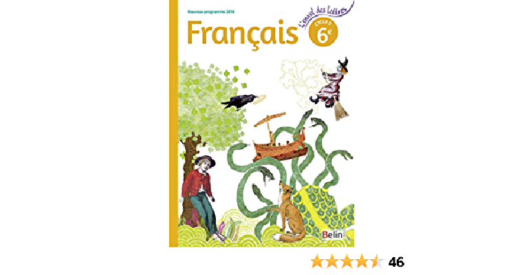 LENVOL DES LETTRES FRANCAIS 6EME 2016 LIVRE ELEVE GF