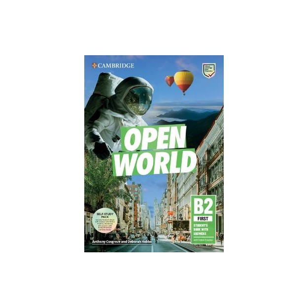 OPEN WORLD B2 FIRST SELF STUDY BOOK (SB WITH KEY WITH ON LINE PRACTICE + WB WITH KEY WITH AUDIO)