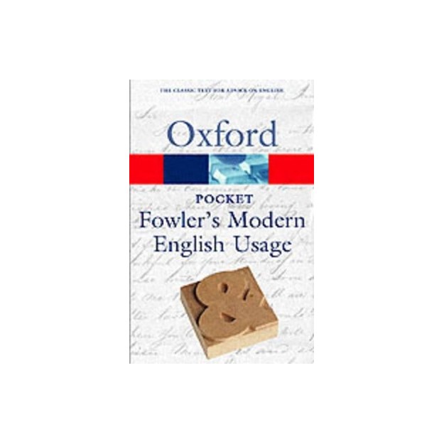 OXFORD POCKET FOWLERS MODERN ENGLISH USAGE @ PB