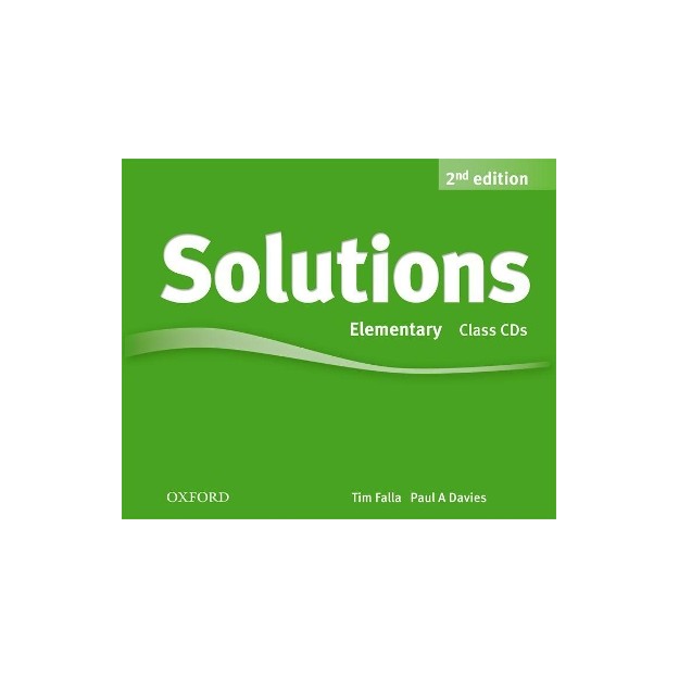 SOLUTIONS ELEMENTARY CD CLASS (3) 2ND ED