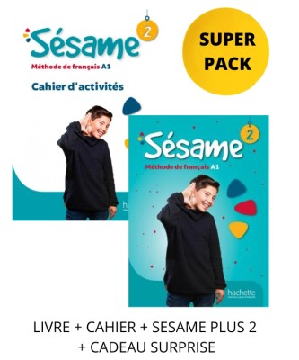 SESAME 2 SUPER PACK (LIVRE + CAHIER + SESAME PLUS 2 + CADEAU SURPRISE)