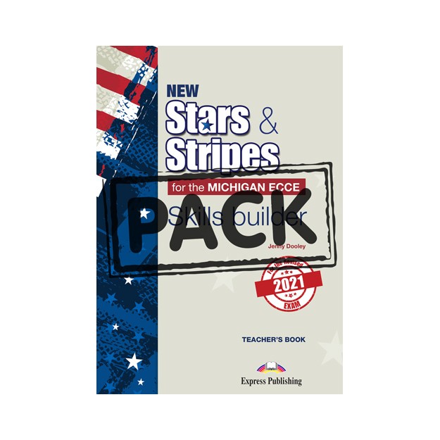NEW STARS   STRIPES MICHIGAN ECCE 2021 EXAM TCHRS SKILLS BUILDER (+ DIGIBOOK APP.)