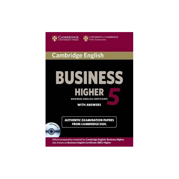 CAMBRIDGE ENGLISH BUSINESS HIGHER 5 SELF STUDY PACK
