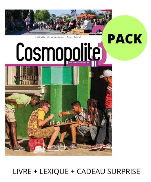 COSMOPOLITE 3 PACK (LIVRE + LEXIQUE + CADEAU SURPRISE)