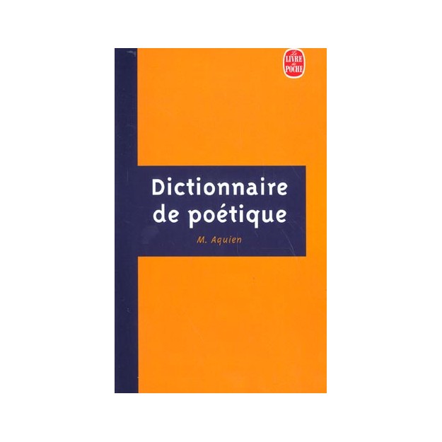 DICTIONNAIRE DE POETIQUE PB A FORMAT