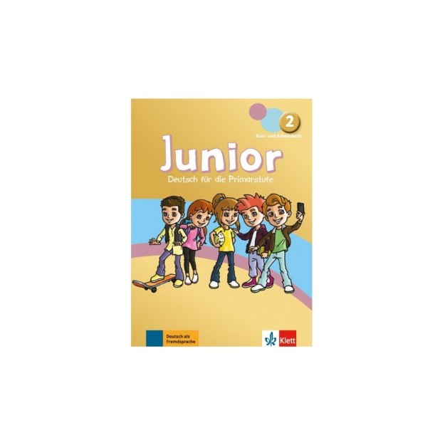 JUNIOR 2 KURSBUCH   ARBEITSBUCH (+AUDIOS ONLINE + KLETT BOOK-APP)
