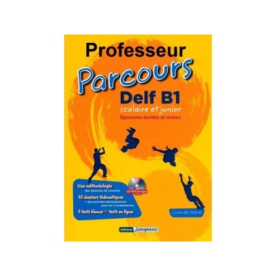 PARCOURS DELF B1 SCOLAIRE ET JUNIOR(CD-MP3 EN LIGNE) PROFESSEUR