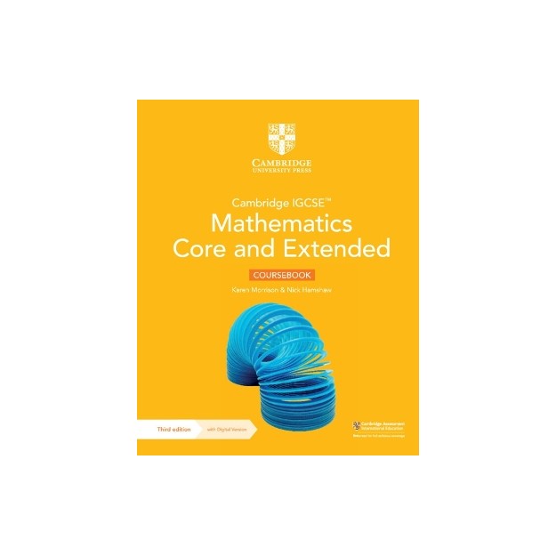 MATHEMATICS CORE AND EXTENDED COURSEBOOK WITH DIGITAL VERSION (2 YEARS ACCESS)