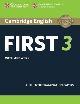 CAMBRIDGE ENGLISH FIRST 3 SB W/A