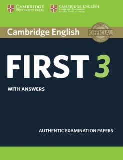 CAMBRIDGE ENGLISH FIRST 3 SB W/A