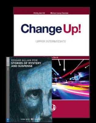 CHANGE UP UPPER-INTERMEDIATE - SB   WB (ONE VOLUME) + 2 AUDIO CDS+READER (STORIES OF MYSTERY AND SUS