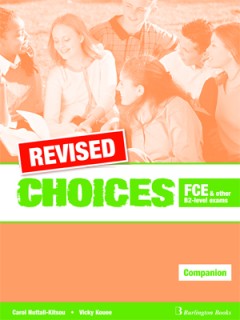 CHOICES B2 FCE COMPANION REVISED
