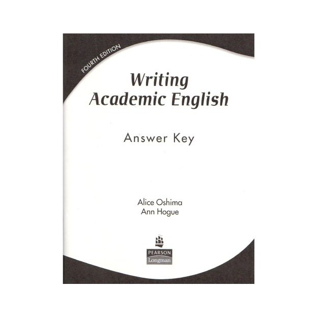 WRITING ACADEMIC ENGLISH ANSWER KEY 4TH ED