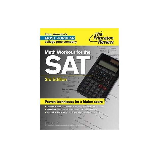 THE PRINCETON REVIEW MATH WORKOUT 3RD ED PB B FORMAT