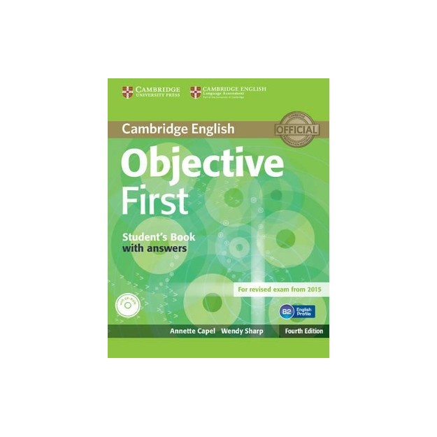 OBJECTIVE FIRST SB W/A (+ CD-ROM) 4TH ED