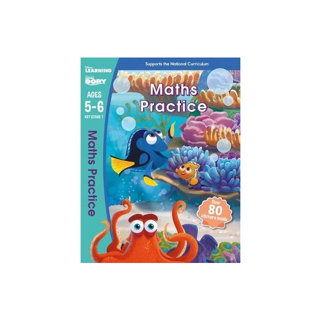 DISNEY LEARNING : FINDING DORY : MATHS PRACTICE AGES 5-6 PB