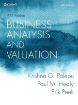 BUSINESS ANALYSIS AND VALUATION: IFRS EDITION 5TH ED PB