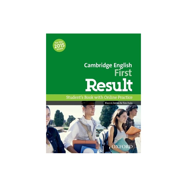 CAMBRIDGE ENGLISH FIRST RESULT SB (+ ONLINE PRACTICE TEST) N/E